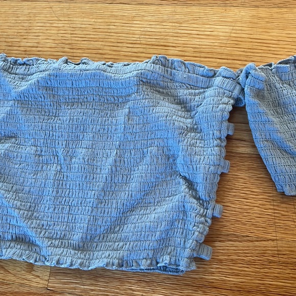 Light Blue LA Hearts Top - Picture 2 of 4